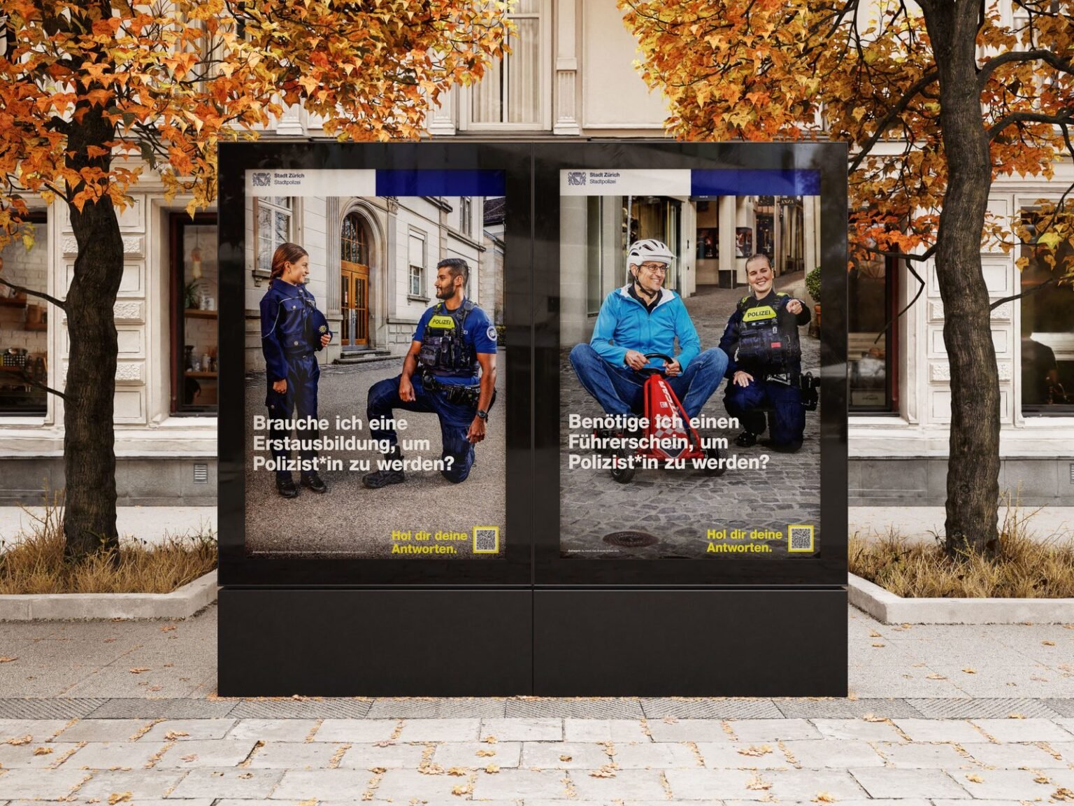 KA BOOM realisiert neue Employer-Branding-Kampagne für die Stadtpolizei Zürich